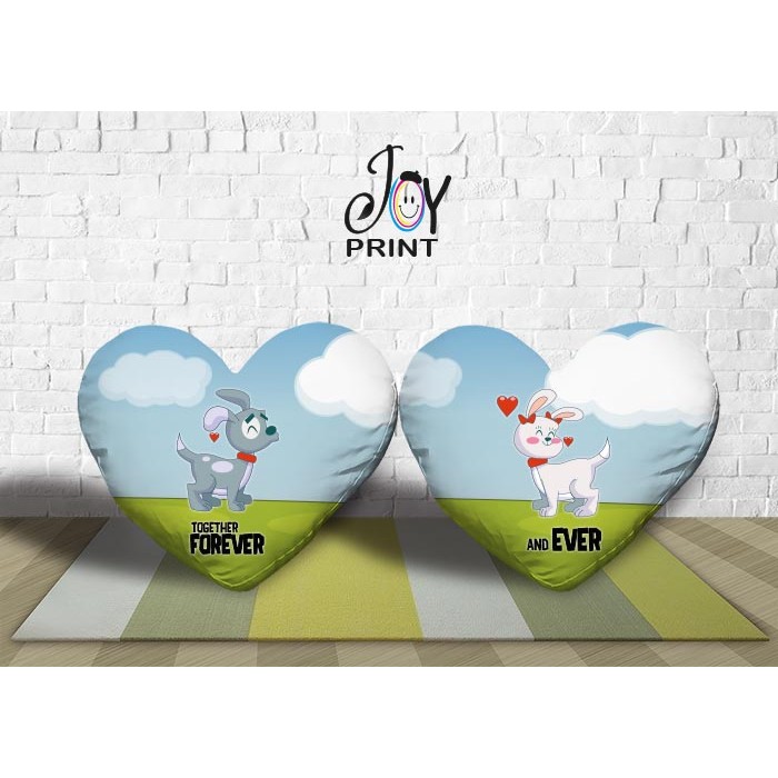 Coppia di cuscini  Personalizzati Love DOG