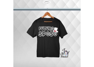 T-shirt Uomo Wedding Futuro Sposo Colore Grigio Taglia S