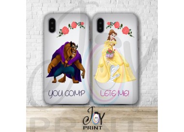 Cover per IPhone 14 Max Ufficiale della Disney Chicco Silhouette - la Bella  e la Bestia